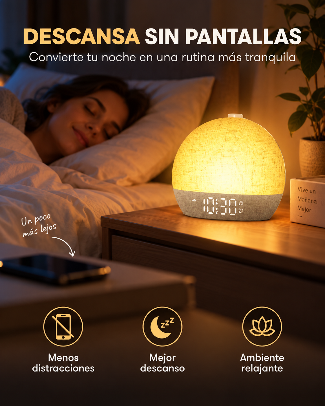 ROMALTA Aurora en dormitorio al despertar